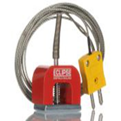 RS PRO,268-4554,K型马蹄形磁铁热电偶, 探头Φ30mm x 3m, 可测+250°C, 线长3m, 标准插头接端