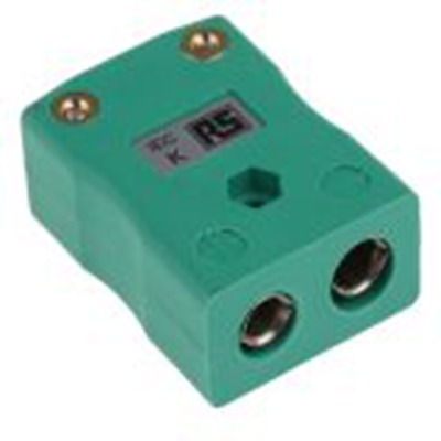 RS PRO,363-0008,标准热电偶连接器 插座, 用于K 型热电偶, Φ6mm探头, 最高220°C, 绿色