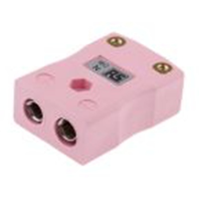 RS PRO,363-0042,标准热电偶连接器 插座, 用于N 型热电偶, Φ6mm探头, 最高220°C, 粉红色