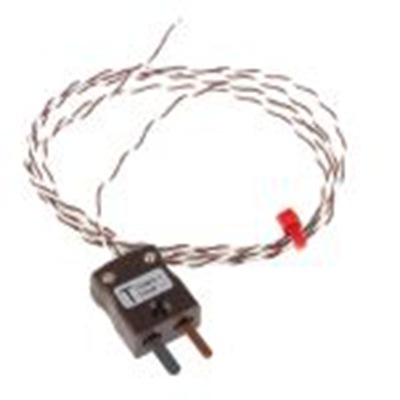 RS PRO,363-0266,t型热电偶, 1/0.2mm直径 x 1m长探头, 最高感应+250°C, 小型插头接端, 1m线长