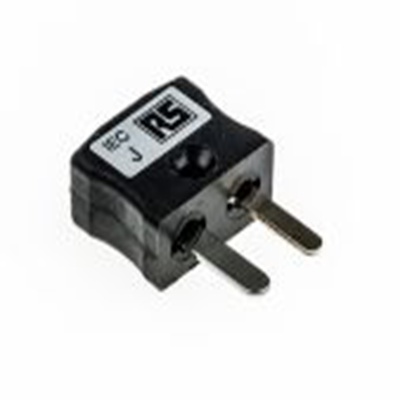 RS PRO,381-7413,微型热电偶连接器 插头, 用于J 型热电偶, Φ4mm探头, 最高220°C, 黑色