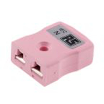 RS PRO,381-7491,微型热电偶连接器 插座, 用于N 型热电偶, Φ4mm探头, 最高220°C, 粉红色