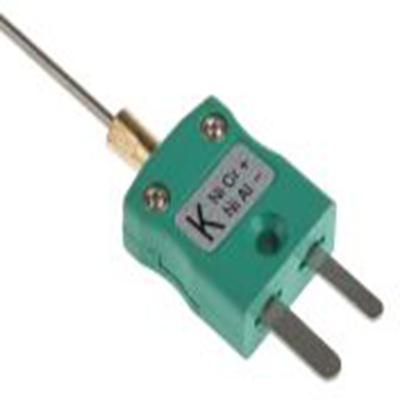 RS PRO,397-1450,K型矿物绝缘热电偶, 探头Φ1.5mm x 150mm, 可测+1100°C, 微型插头接端, 不锈钢探头