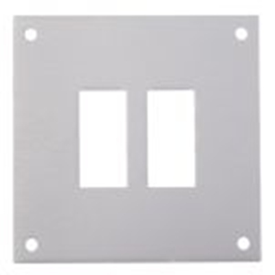 RS PRO,397-1731,标准热电偶面板, 用于最多 2 个 楣板插座, 法兰安装安装