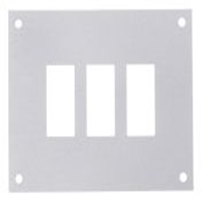 RS PRO,397-1753,标准热电偶面板, 用于最多 3 个 楣板插座, 法兰安装安装