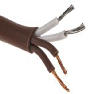 RS PRO,455-4236,T型热电偶导线, 硅橡胶绝缘, 25m长, 最高+200°C, 无屏蔽, 扁平双绞线