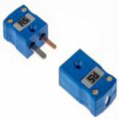 RS PRO,455-9584,微型热电偶连接器 插头和插座, 用于T 型热电偶, Φ4mm探头, 最高220°C, 蓝色