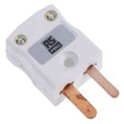 RS PRO,455-9679,微型热电偶连接器 插头, 用于CU 型热电偶, Φ4mm探头, 最高220°C, 白色