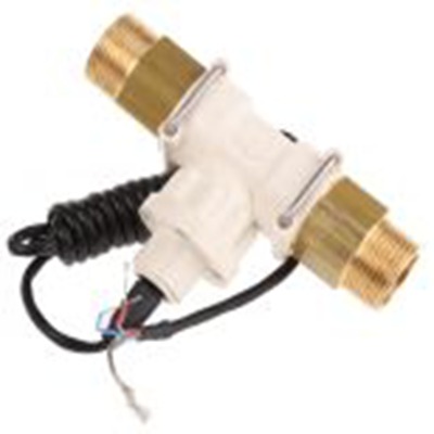 RS PRO,511-3915,流量计, 最大6 → 100 L/min, 3/4 in管径, 4.5 → 24 V 直流电源