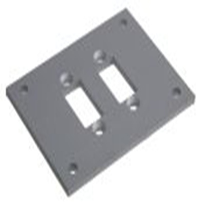 RS PRO,611-8191,微型热电偶面板, 用于最多 2 个 螺钉固定式楣板插座, 旋入式安装