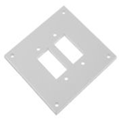 RS PRO,611-8236,标准热电偶面板, 用于最多 2 个 螺钉固定式楣板插座, 旋入式安装