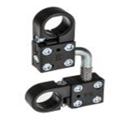 RS PRO,714-1697,安装支架, 用于M4 → M18 接近传感器, 轨道交通安装, 黑色