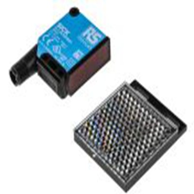 RS PRO,729-5145,逆反射光电传感器, 块状, 可检测150 mm → 10 m, M12 4 针连接器连接, NPN输出, LED光源, 法兰安装