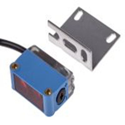 RS PRO,729-5182,背景抑制光电传感器, 块状, 可检测35 mm → 140 mm, 2 线电缆 2 m连接, NPN输出, LED光源, 法兰安装