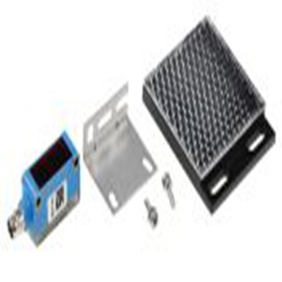 RS PRO,729-5198,逆反射光电传感器, 块状, 可检测7.2 m, M8 4 针连接器连接, NPN输出, LED光源, 法兰安装