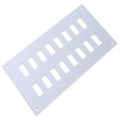 RS PRO,762-1156,微型热电偶面板, 用于最多 16 个 楣板插座, 法兰安装安装