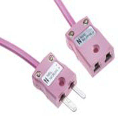 RS PRO,768-6610,N型热电偶补偿导线, PVC绝缘, 2m长, 最高+105°C, 无屏蔽, 扁平双绞线