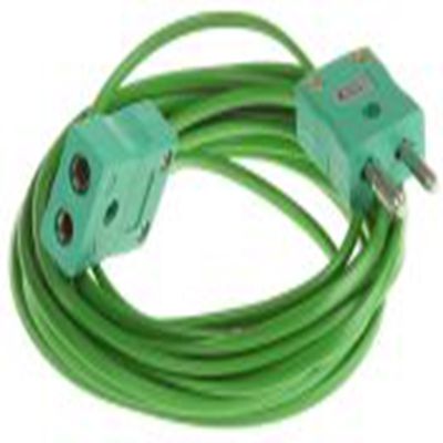 RS PRO,768-6620,K型热电偶补偿导线, PVC绝缘, 5m长, 最高+105°C, 无屏蔽, 扁平双绞线