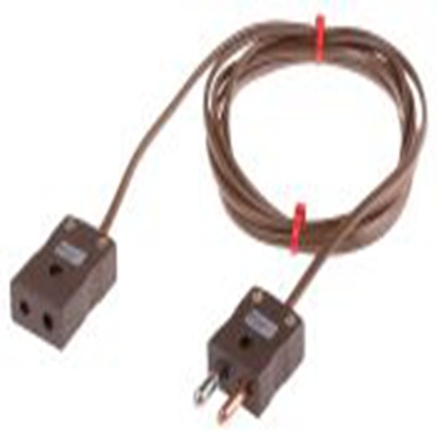 RS PRO,768-6648,T型热电偶补偿导线, PVC绝缘, 2m长, 最高+105°C, 无屏蔽, 扁平双绞线