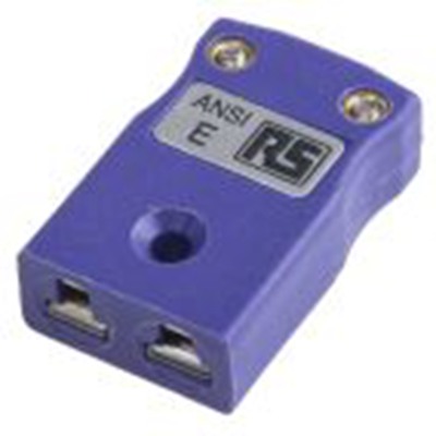 RS PRO,769-1120,微型热电偶连接器 插座, 用于E 型热电偶, Φ4mm探头, 最高220°C, 紫色
