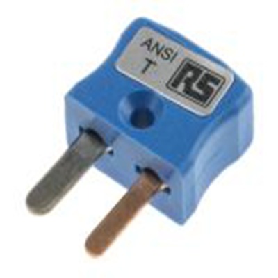 RS PRO,769-1164,微型热电偶连接器 插头, 用于T 型热电偶, Φ4mm探头, 最高220°C, 蓝色