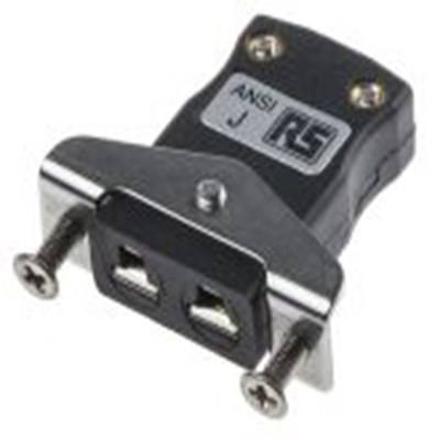 RS PRO,769-1212,微型热电偶连接器 插座, 用于J 型热电偶, 不锈钢支架安装, Φ4mm探头, 最高220°C, 黑色