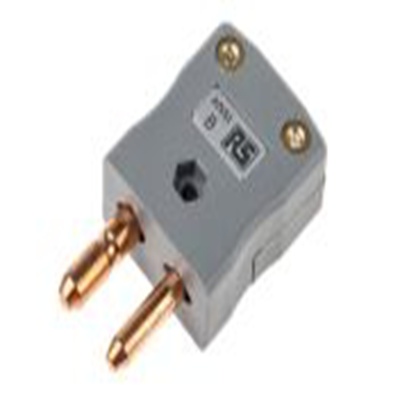 RS PRO,769-1287,标准热电偶连接器 插头, 用于B 型热电偶, Φ6mm探头, 最高220°C, 灰色