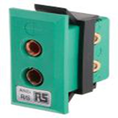 RS PRO,769-1394,标准热电偶面板 插座, 用于R/S 型热电偶, 尼龙夹安装, Φ6mm探头, 最高120°C, 绿色