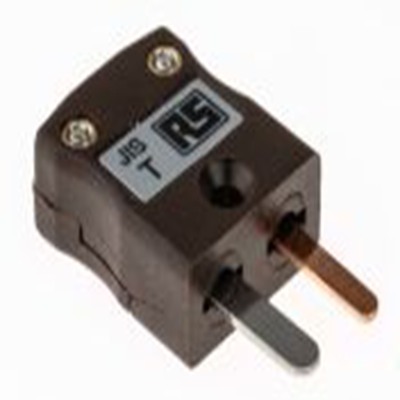 RS PRO,771-8777,微型热电偶连接器 插头, 用于T 型热电偶, Φ4mm探头, 最高220°C, 棕色