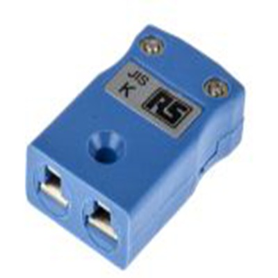 RS PRO,771-8792,微型热电偶连接器 插座, 用于K 型热电偶, Φ4mm探头, 最高220°C, 蓝色