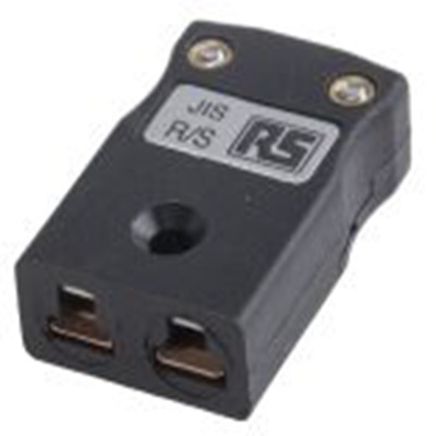 RS PRO,771-8795,微型热电偶连接器 插座, 用于R/S 型热电偶, Φ4mm探头, 最高220°C, 黑色