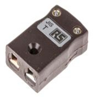 RS PRO,771-8799,微型热电偶连接器 插座, 用于T 型热电偶, Φ4mm探头, 最高220°C, 棕色