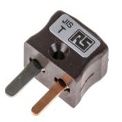 RS PRO,771-8812,微型热电偶连接器 插头, 用于T 型热电偶, Φ4mm探头, 最高220°C, 棕色