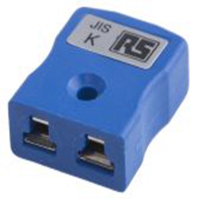 RS PRO,771-8837,微型热电偶连接器 插座, 用于K 型热电偶, Φ4mm探头, 最高220°C, 蓝色