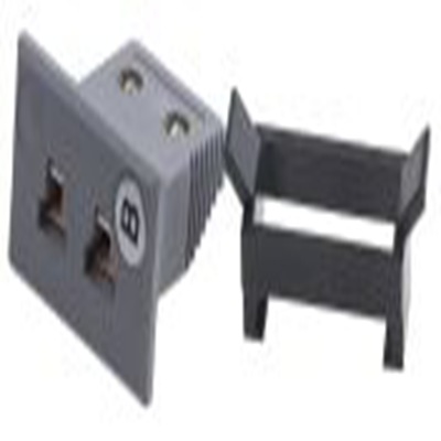 RS PRO,771-8843,微型热电偶面板 插座, 用于B 型热电偶, 尼龙夹安装, Φ4mm探头, 最高120°C, 灰色