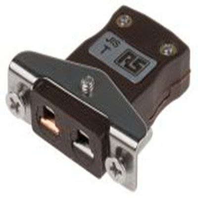 RS PRO,771-8878,微型热电偶连接器 插座, 用于T 型热电偶, 不锈钢支架安装, Φ4mm探头, 最高220°C, 棕色