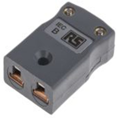 RS PRO,774-7194,微型热电偶连接器 插座, 用于B 型热电偶, Φ4mm探头, 最高220°C, 灰色