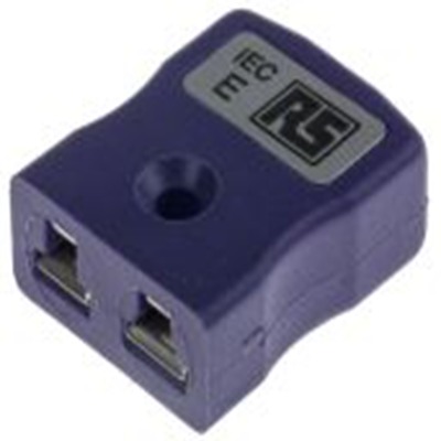 RS PRO,774-7208,微型热电偶连接器 插座, 用于E 型热电偶, Φ4mm探头, 最高220°C, 紫色