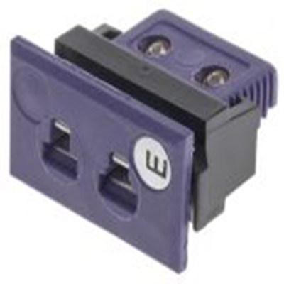 RS PRO,774-7210,微型热电偶面板 插座, 用于E 型热电偶, 尼龙夹安装, Φ4mm探头, 最高120°C, 紫色