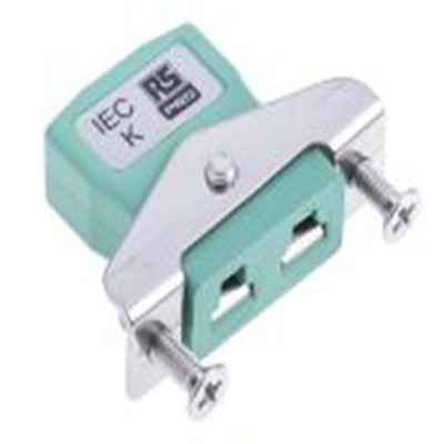 RS PRO,774-7236,微型热电偶连接器 插座, 用于K 型热电偶, 不锈钢支架安装, Φ4mm探头, 最高220°C, 绿色