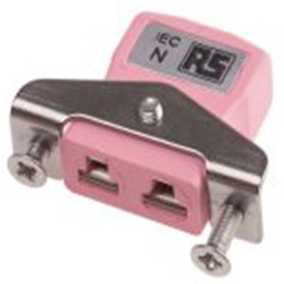 RS PRO,774-7245,微型热电偶连接器 插座, 用于N 型热电偶, 不锈钢支架安装, Φ4mm探头, 最高220°C, 粉红色