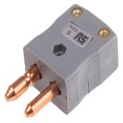 RS PRO,774-7258,标准热电偶连接器 插头, 用于B 型热电偶, Φ6mm探头, 最高220°C, 灰色