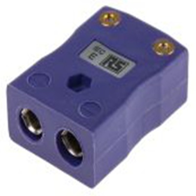 RS PRO,774-7264,标准热电偶连接器 插座, 用于E 型热电偶, Φ6mm探头, 最高220°C, 紫色