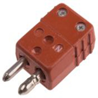 RS PRO,774-7330,标准热电偶连接器 插头, 用于N 型热电偶, Φ6mm探头, 最高425°C, 棕色