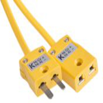 RS PRO,779-9713,K型热电偶补偿导线, PVC绝缘, 2m长, 最高+105°C, 无屏蔽, 扁平双绞线