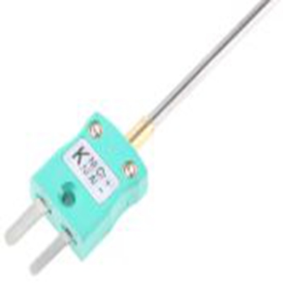 RS PRO,787-7784,K型矿物绝缘热电偶, 探头Φ3mm x 500mm, 可测+1100°C, 线长100mm, 微型插头接端, 不锈钢探头