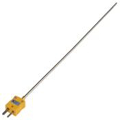 RS PRO,804-7915,K型矿物绝缘热电偶, 探头Φ3mm x 250mm, 可测+1100°C, 微型插头接端, 不锈钢探头