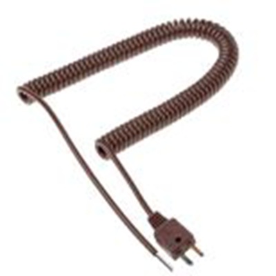 RS PRO,827-6050,T型热电偶导线, PU绝缘, 2m长, 最高+125°C, 无屏蔽, 卷曲