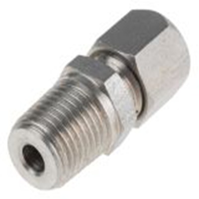 RS PRO,839-9585,1/4 BSPT压缩设备配件, 用于热电偶或 PRT 探头, Φ3/16in探头