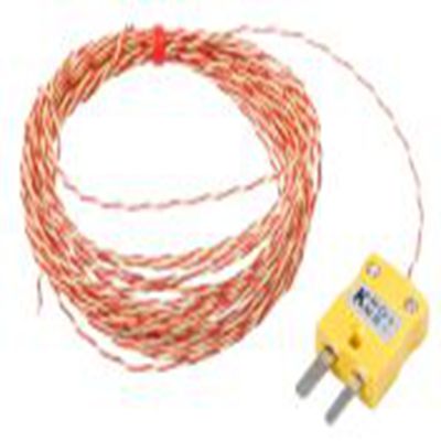 RS PRO,847-9716,K型外露结点热电偶, 探头Φ1/0.2mm x 5m, 可测+250°C, 线长5m, 微型插头接端, PFA探头